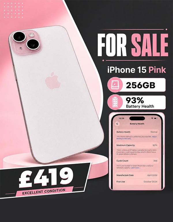 iPhone 15 Pink