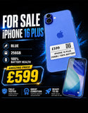 iPhone 16 Plus Blue